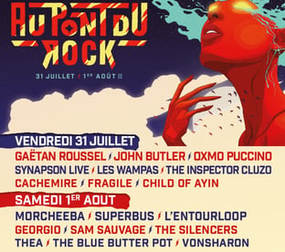 Pont du Rock 2026 affiche