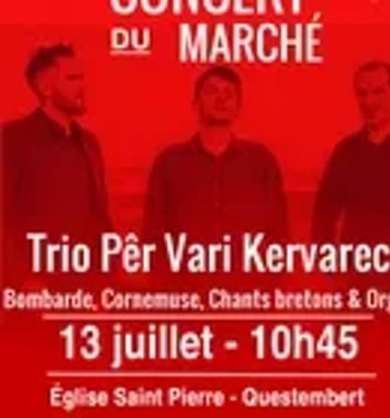 Trio Pêr Vari Kervarec : Bombarde, Cornemuse, Chants Bretons et Orgue