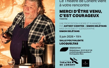 Merci d'être venu, c'est courageux