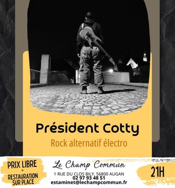 Président Cotty - Rock alternatif électro