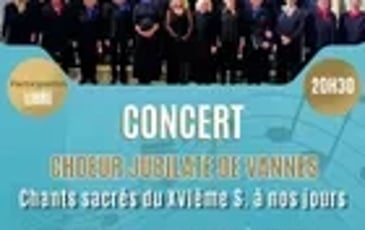 Concert de fin de saison du Chœur Jubilate de Vannes