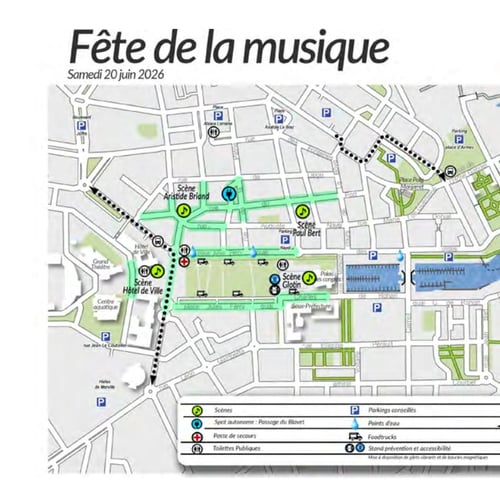 Fête de la musique à Lorient 2026 plan