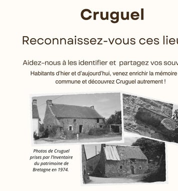 Cruguel d'hier à aujourd'hui : photos anciennes et visite du bourg