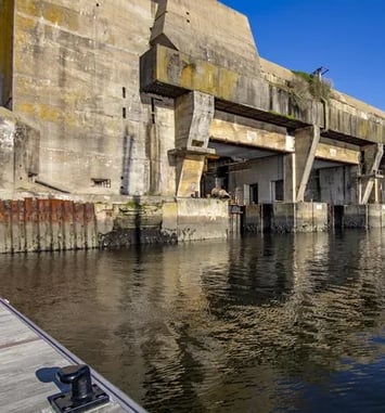 Le blockhaus J3 de la Base de Sous-marins