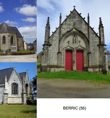 Visite libre de l'église et des chapelles de Berric (56)