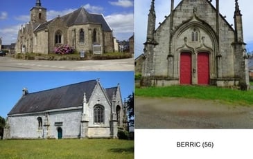 Visite libre de l'église et des chapelles de Berric (56)