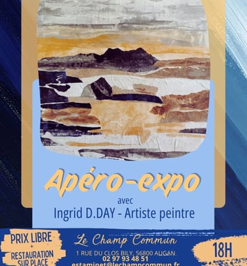 Vernissage d'expo - Ingrid D.DAY