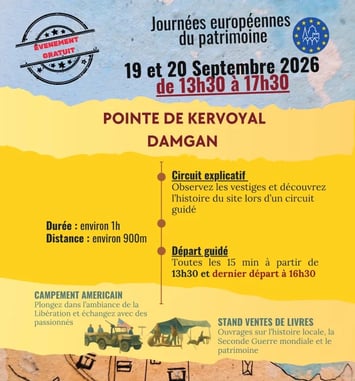 Découvrez l'histoire de la Pointe de Kervoyal, à Damgan