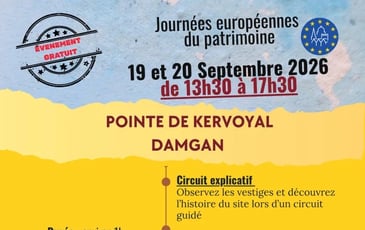 Découvrez l'histoire de la Pointe de Kervoyal, à Damgan