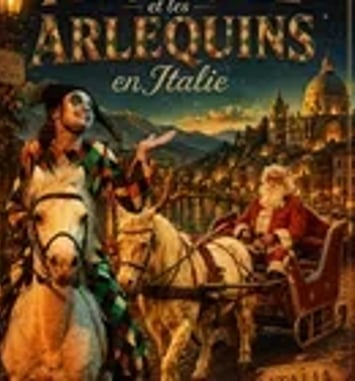 Le Père Noël et les Arlequins en Italie, conte de Noël