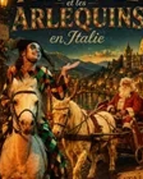 Le Père Noël et les Arlequins en Italie, conte de Noël