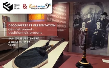 Découverte et présentation des instruments traditionnels bretons