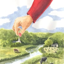 Vernissage de l'exposition des illustrations du jeu "Terre des Rohan"