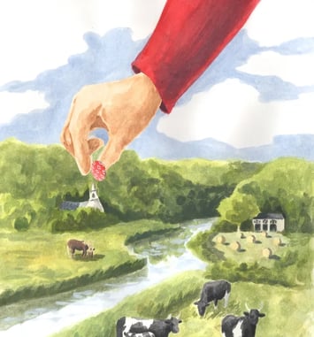 Vernissage de l'exposition des illustrations du jeu "Terre des Rohan"
