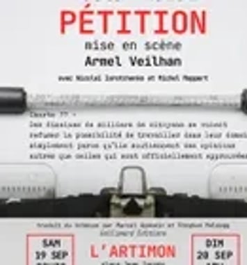 Théâtre « Pétition », pièce de Václav Havel