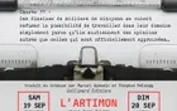 Théâtre « Pétition », pièce de Václav Havel