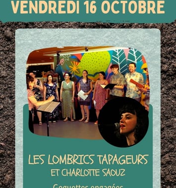 Les Lombrics tapageurs et Charlotte Saouz