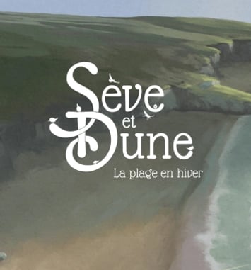 Sève et Dune, la plage en hiver, par Arzhella