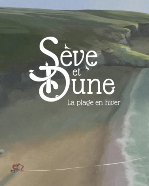 Sève et Dune, la plage en hiver, par Arzhella