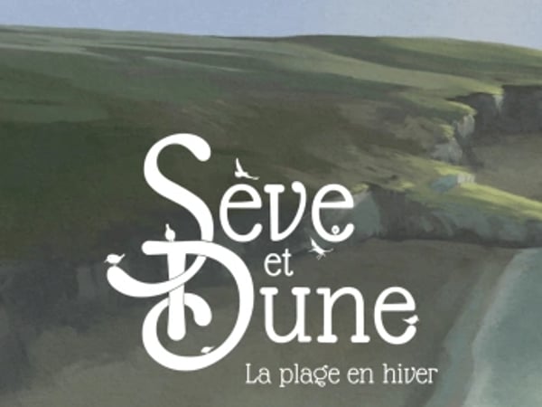 Sève et Dune, la plage en hiver, par Arzhella