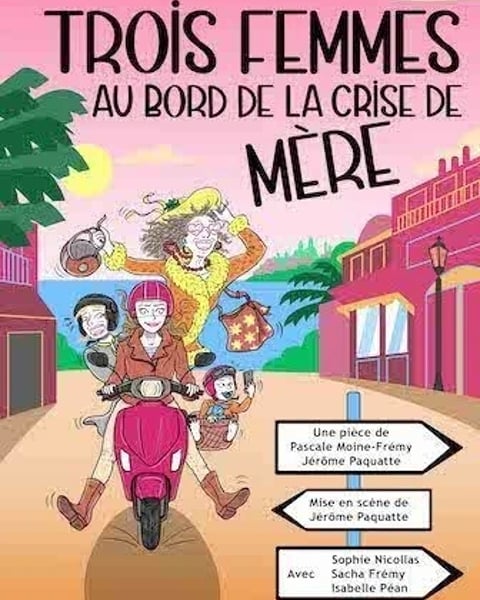 Trois femmes au bord de la crise de mère