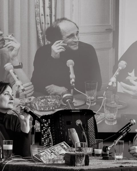Brel, Brassens et Ferré, la rencontre