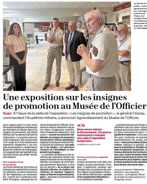 Exposition "Les Insignes de Promotion"